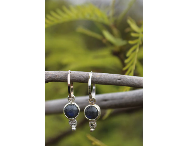 Aros labradorita azul
