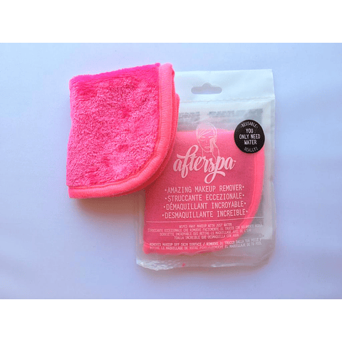 toalla reutilizable para remover maquillaje