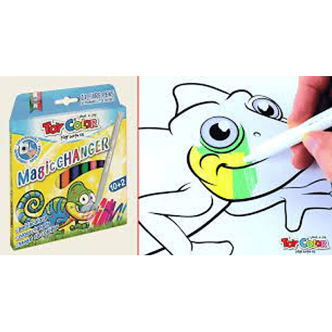 Magic Changer, lápices que cambian de color