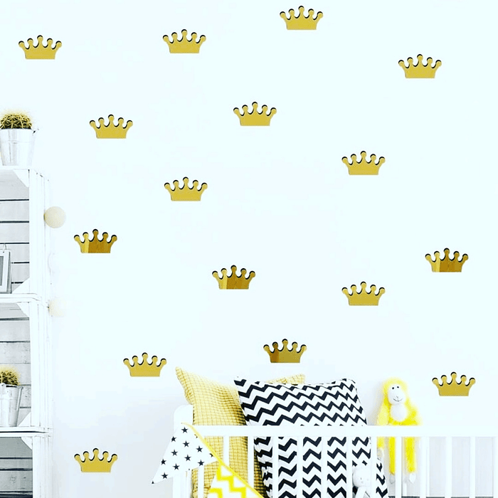 Sticker decoración para habitación coronas