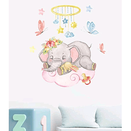 Sticker decoración para habitación babyelefante