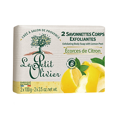 Jabón Exfoliante Limón 200gr Le Petit Olivier