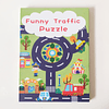 Libro Funny Traffic Puzzle con magnéticos