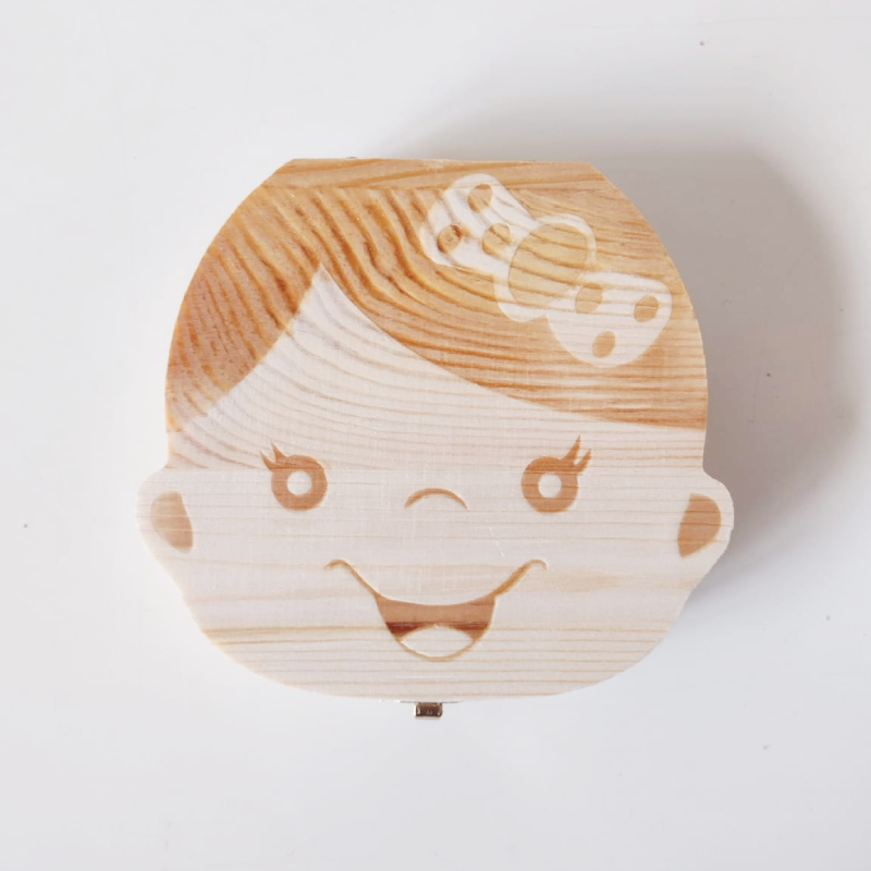 Caja para guardar dientes niña
