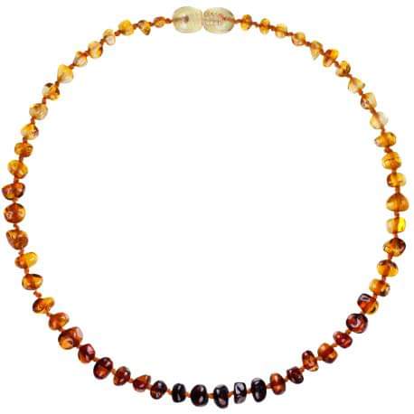 Collar de Ámbar Báltico Bebé Arcoiris