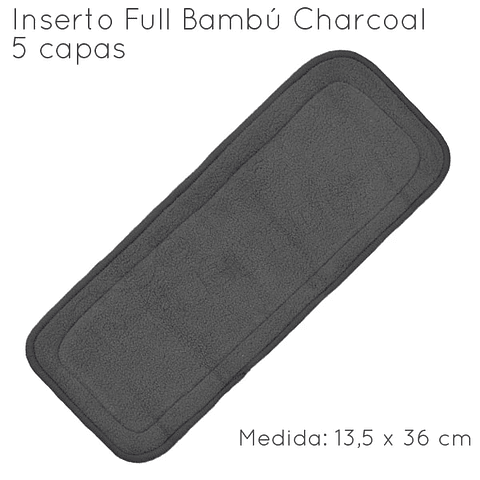 Inserto Bambú charcoal 5 capas