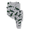 Pijama de algodón 2 piezas - Dinosaurio gris