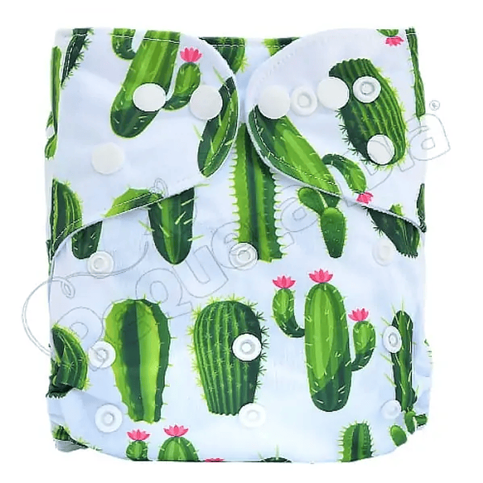 Pañal Ecológico Clásico de Bolsillo-70 Cactus