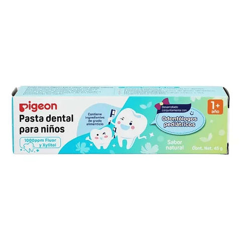 Pasta Dental para Niños Sabor Natural 45grs