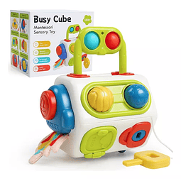 Busy Cube, juguete Montessori