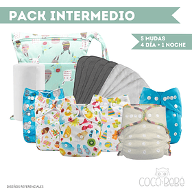 Pack Intermedio Pañales Ecológicos