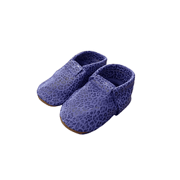 Zapatito Ergonomico de cuero - Morado Talla 14