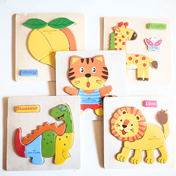 Set de puzzles de madera