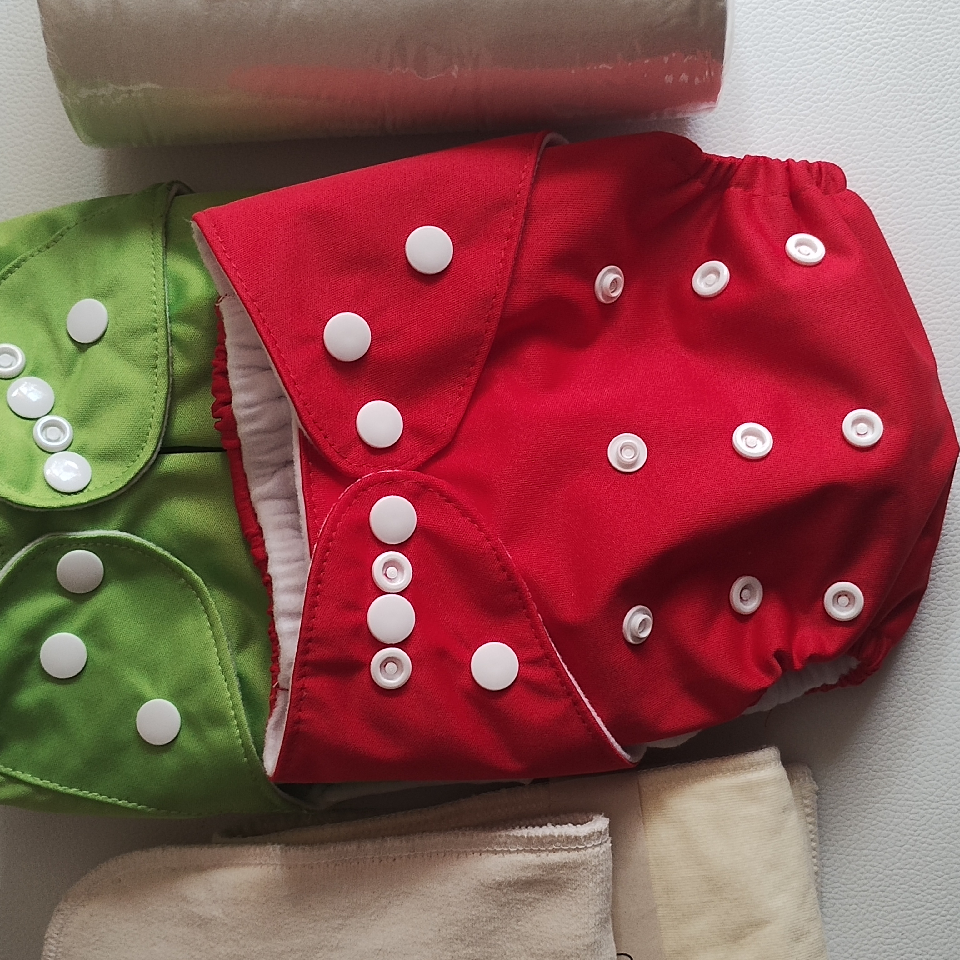 Pack de 2 pañales "únicos"