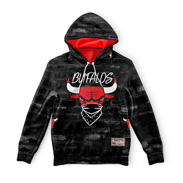 Buso Hoodie Basket Búfalos  | Personalizado