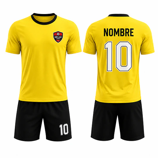 UNIFORME DE FÚTBOL BÁSICO PERSONALIZADO