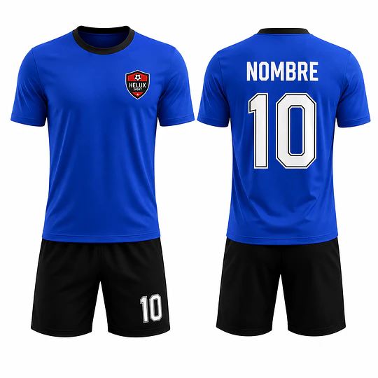 UNIFORME DE FÚTBOL BÁSICO PERSONALIZADO