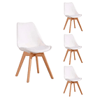 Pack 4 Sillas Tulip Eames Dsw BLANCA 1