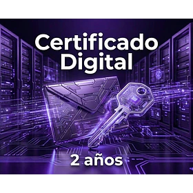 Certificado digital por 2 años