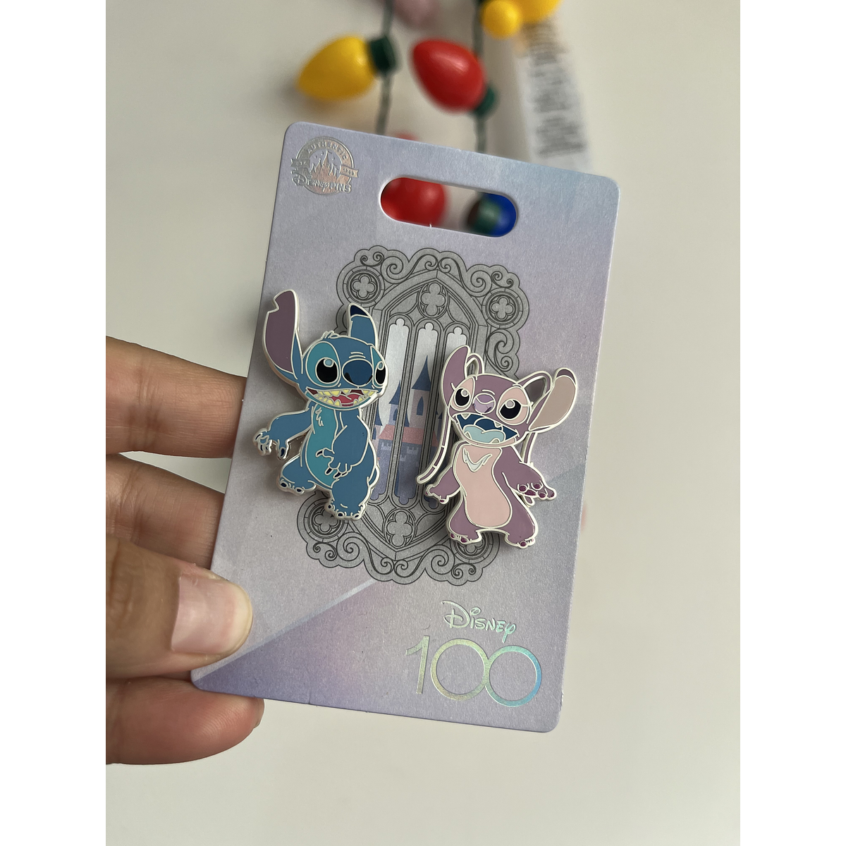 PIN Disney100 Stitch and angel