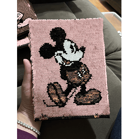 LIBRETA disney parks lentejuelas mickey