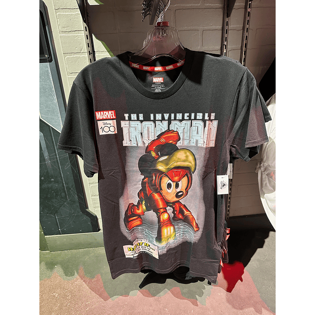 POLERA disney100 Marvel Iron Man x Mickey