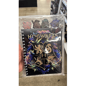 LIBRETA con separadores Hogwart Harry Potter