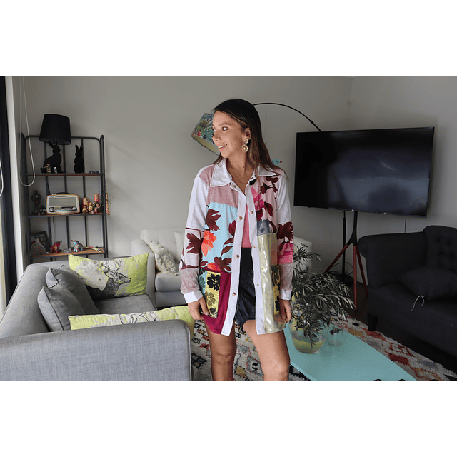 Aurora de brillo blanca 