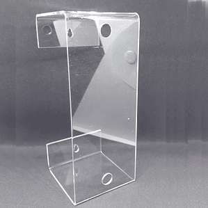 SOPORTE ACRILICO para caja Carton 1/2lt CLARMED