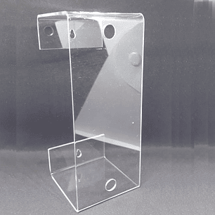 SOPORTE ACRILICO para caja Carton 1/2lt CLARMED