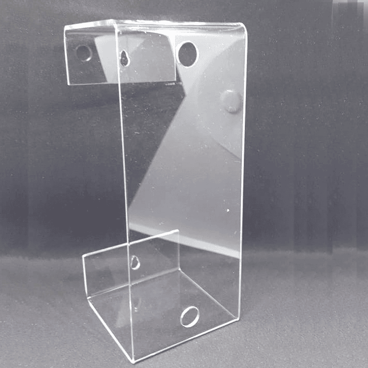 SOPORTE ACRILICO para caja Carton 1/2lt CLARMED 1