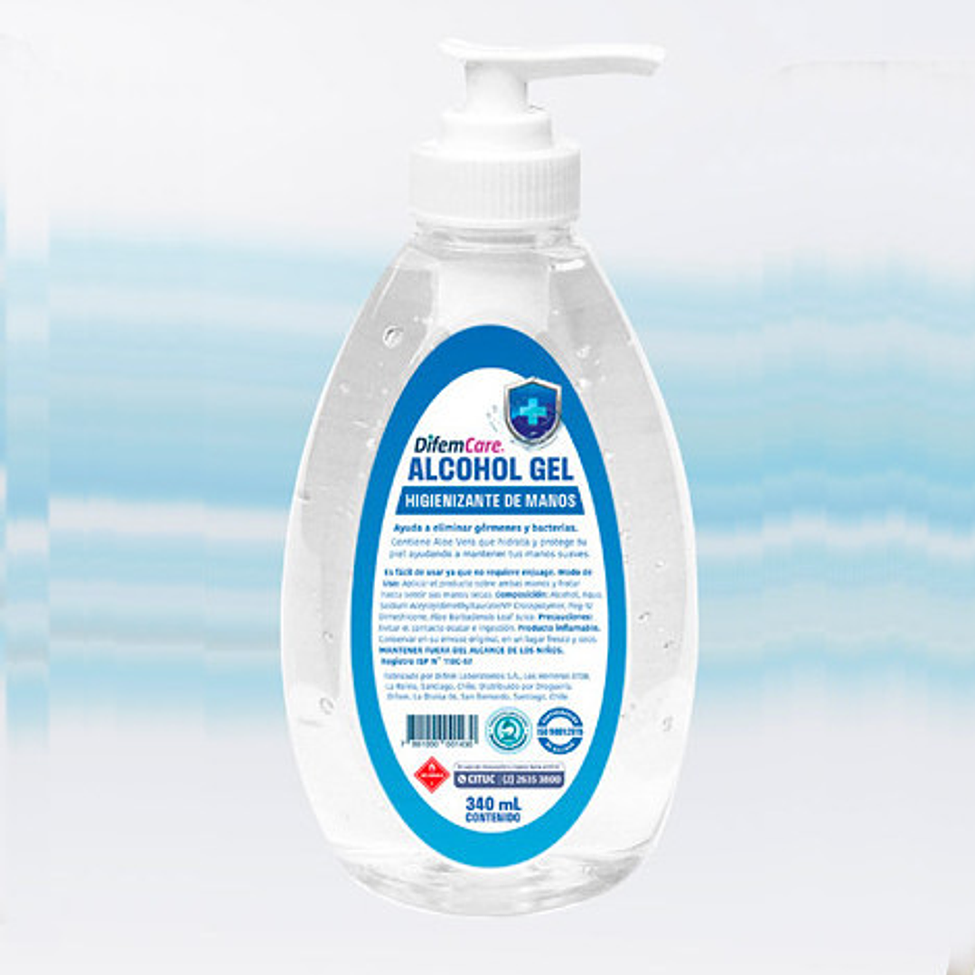 Alcohol Gel Difem Care 340 ml 1