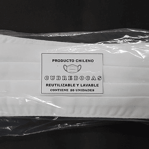 Mascarilla Cubreboca Reutilizable Lavable