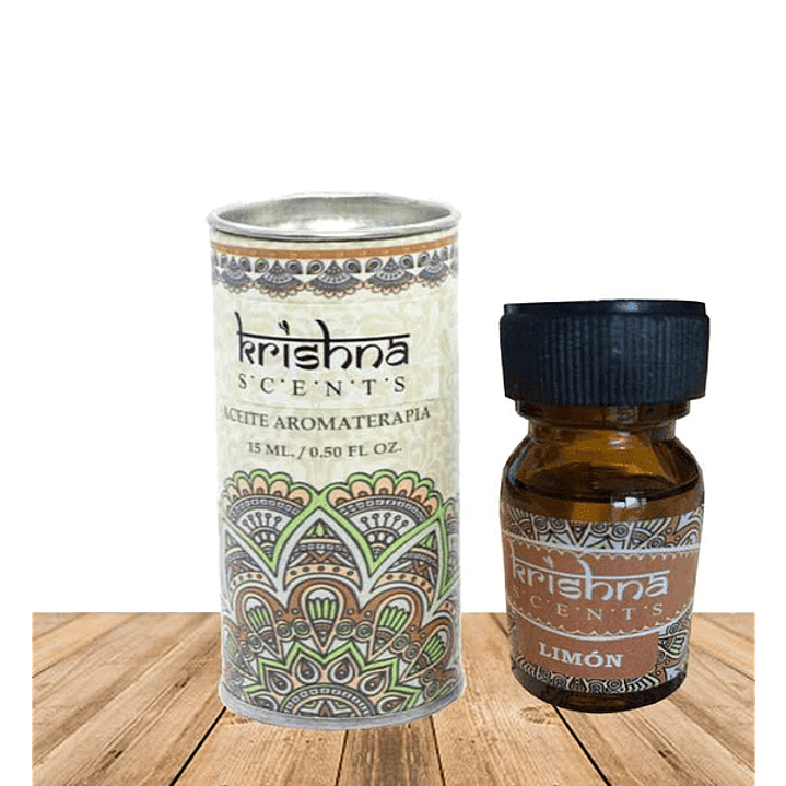 Aceite Esencial Krishna 15ml Aroma Limon 2