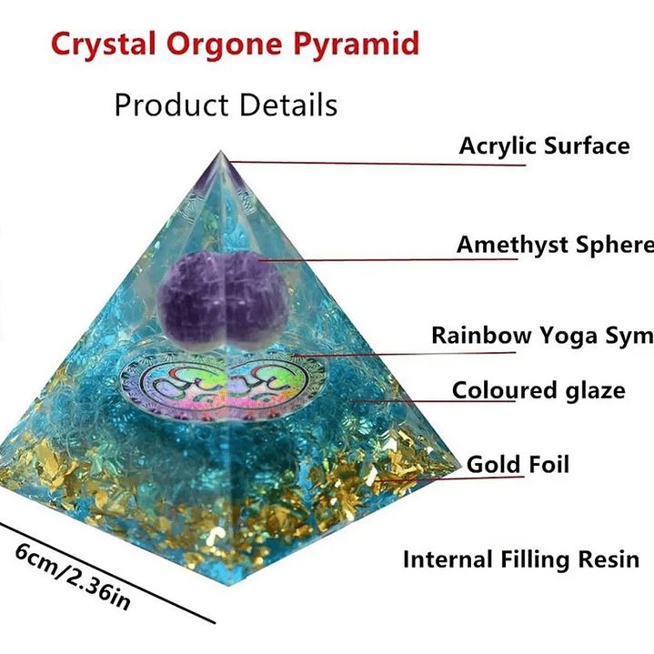 Piramide Piedra Amatista Mandala 2