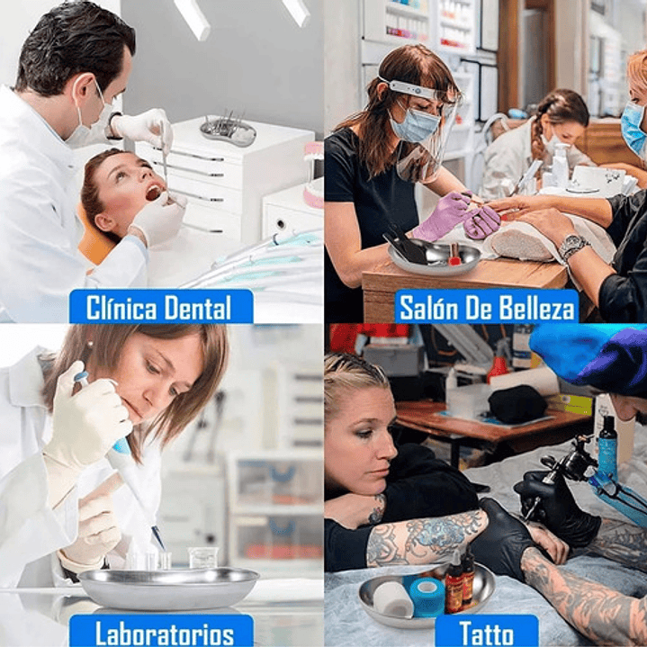 Pack 10 Bandejas Riñoneras Acero Inoxidable 4