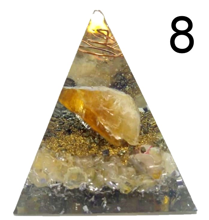 Orgón Pirámide Diseño Único n°8