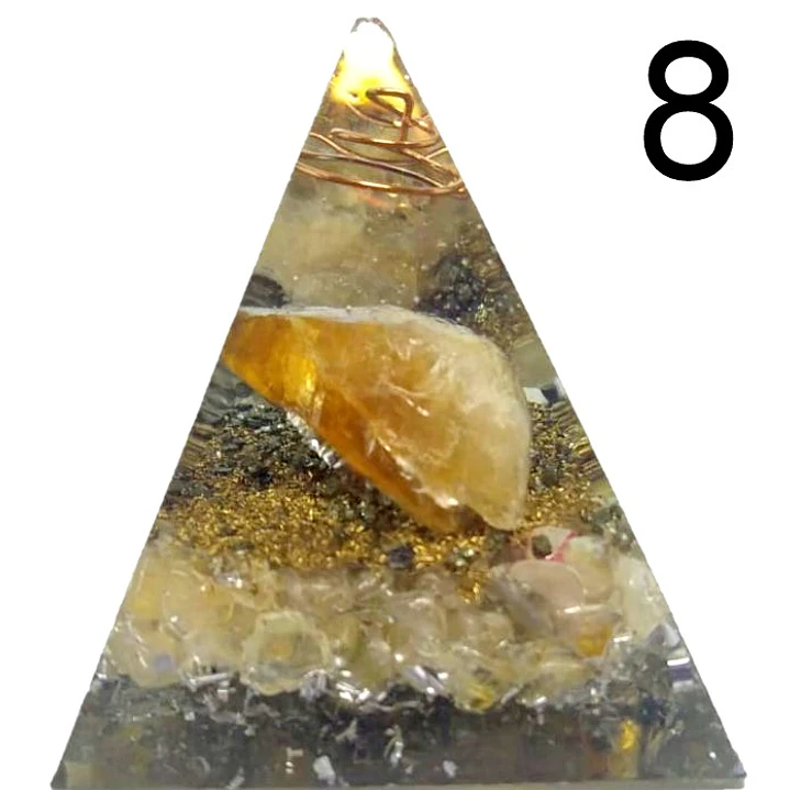 Orgón Pirámide Diseño Único n°8 1