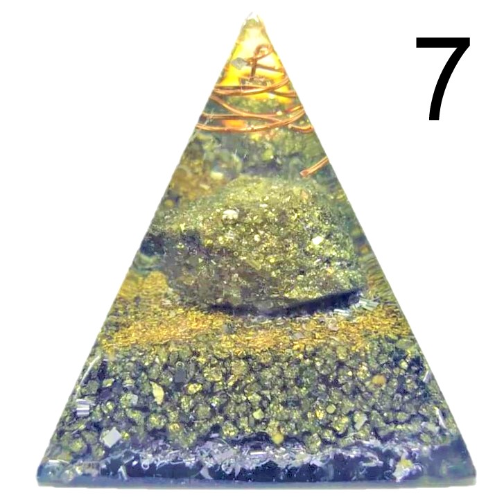 Orgón Pirámide Diseño Único n°7