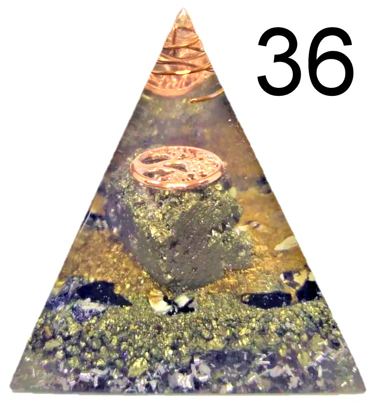 Orgón Pirámide Diseño Único n°36