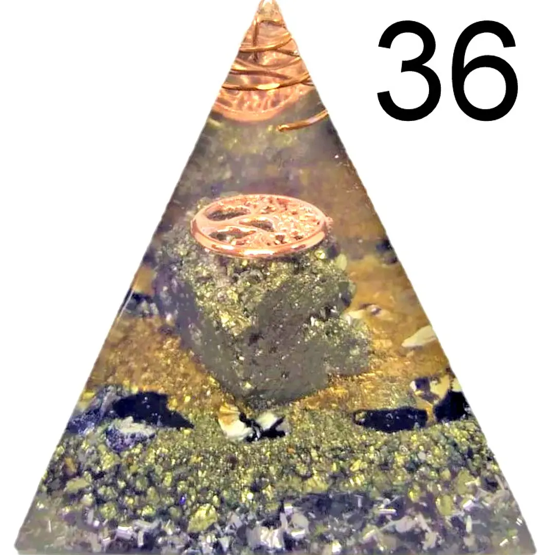 Orgón Pirámide Diseño Único n°36 1