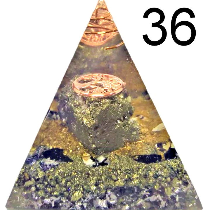 Orgón Pirámide Diseño Único n°36 1