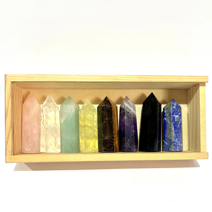 Set 8 Prismas 4-5cms 4