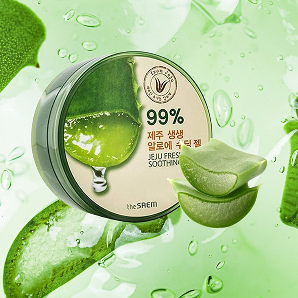 THE SAEM Jeju Fresh Aloe Soothing Gel 99%