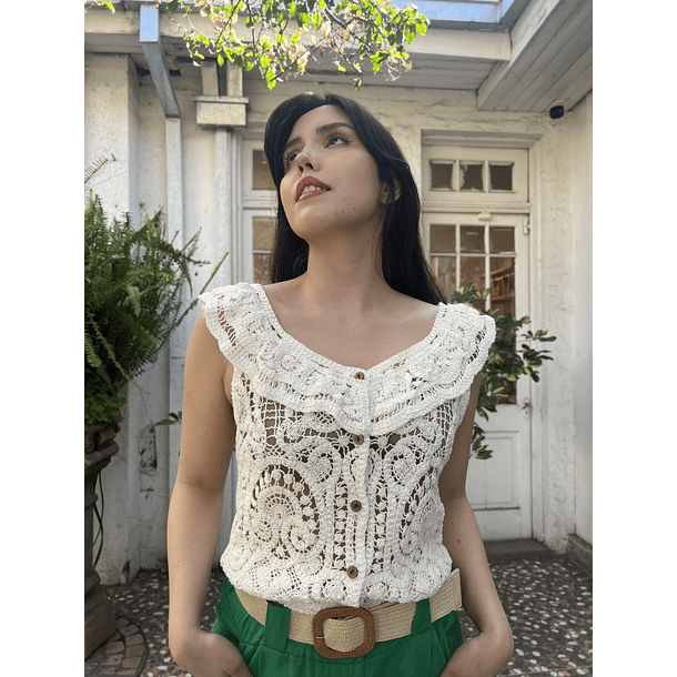 Blusa macramé Sofía  3