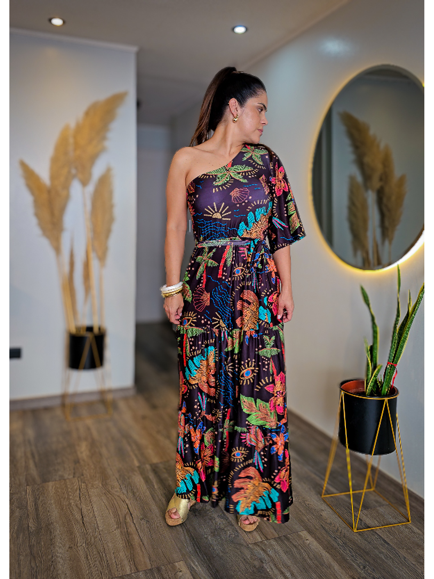 Vestido Largo / un hombro 1