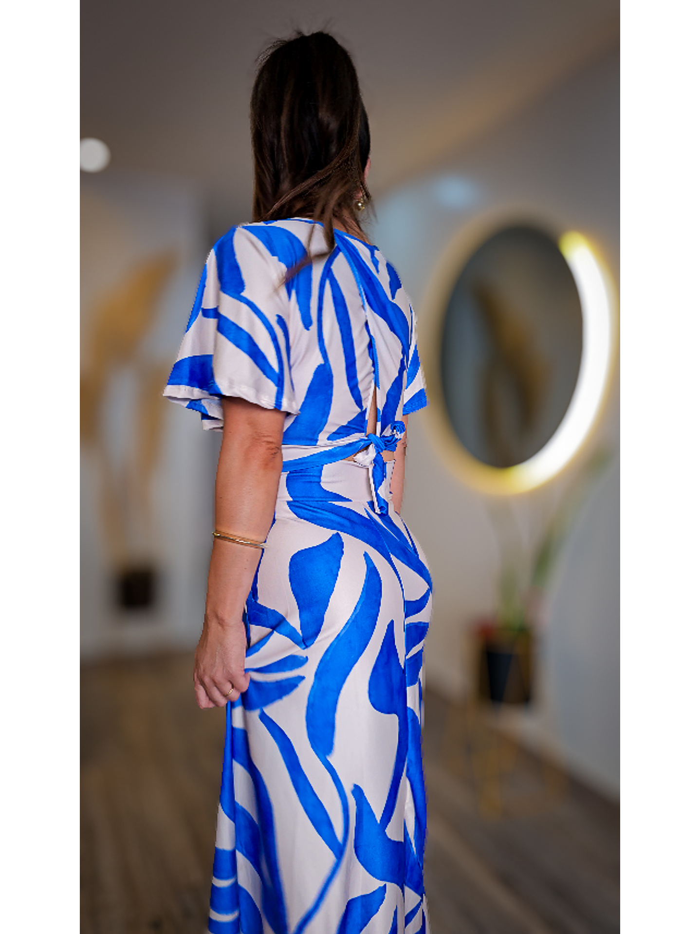 Conjunto falda larga con Top 3