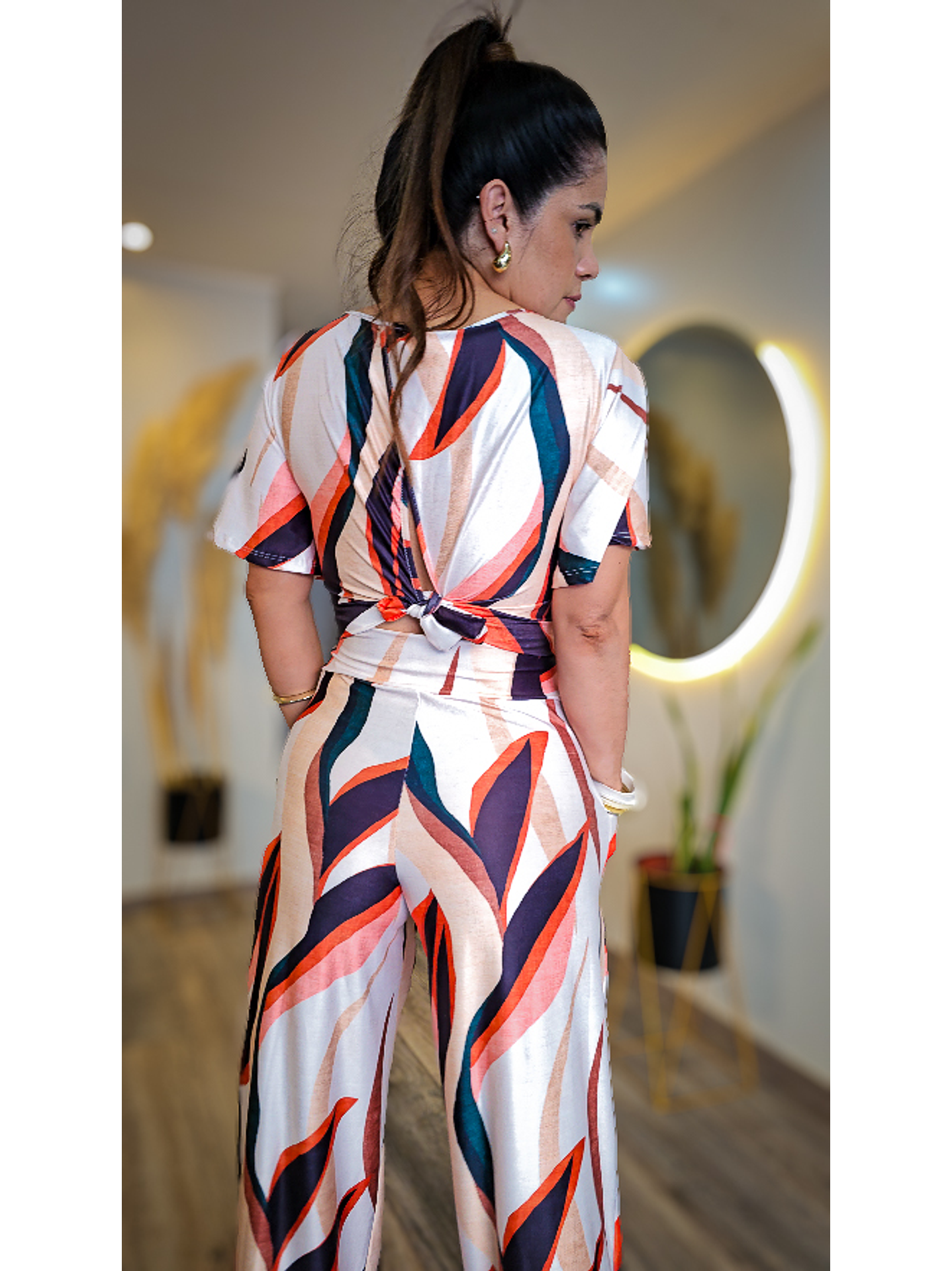 Conjunto Top pantalón Tierra 1