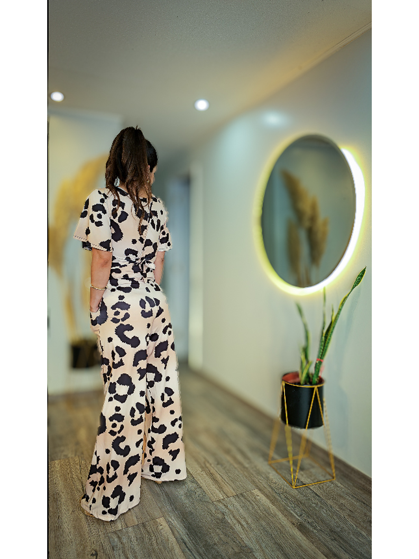 Conjunto Top pantalón Animal Print 2