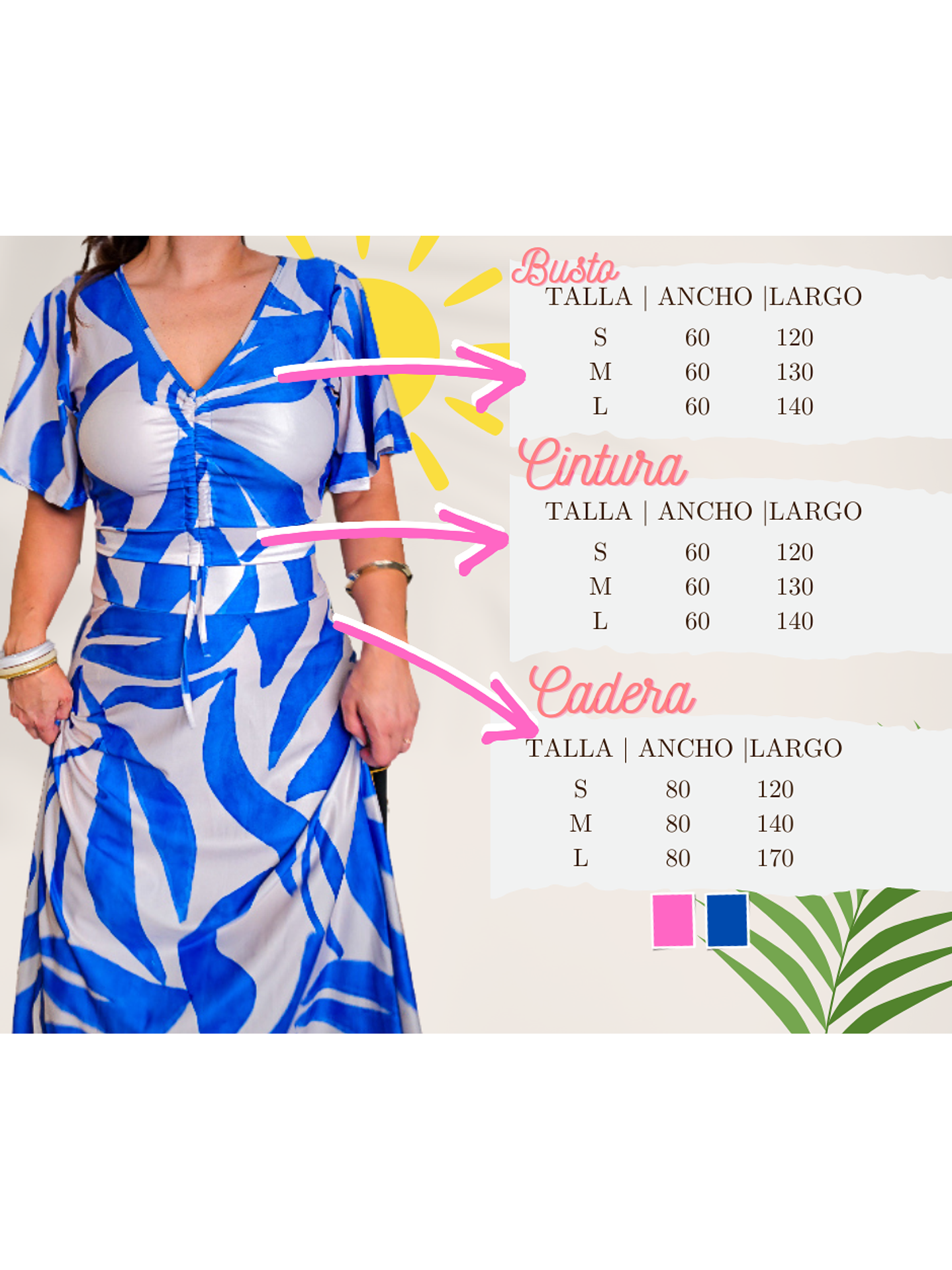 Conjunto falda larga con Top 4